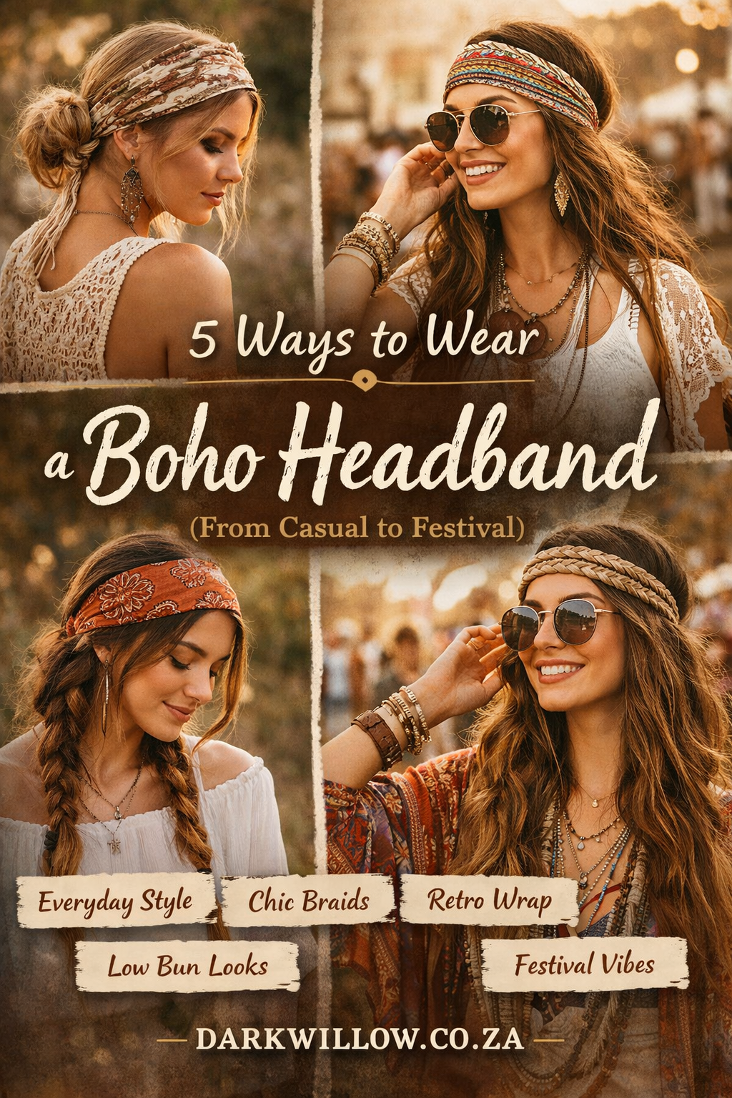 5 Ways to Wear a Boho Headband (From Casual to Festival)