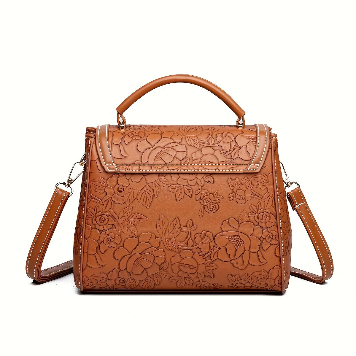 Elegant Floral Embossed Women’s Handbag – Chic, Versatile & Everyday Ready