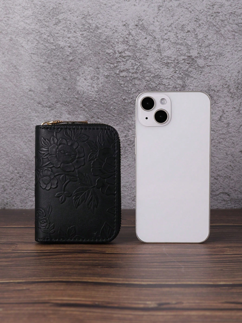 Fashion Short Wallet – Slim Multi-Card Holder - Black