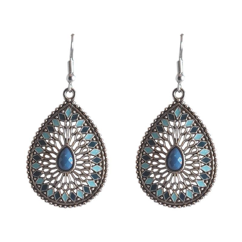 Vintage Boho Silver Dangles