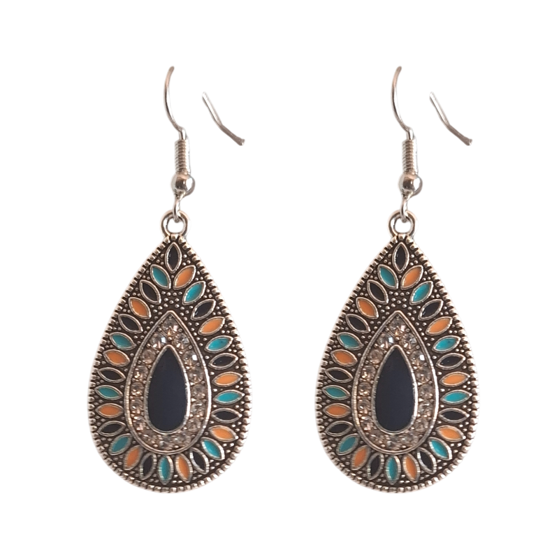 Vintage Boho Teardrop Dangle Earrings