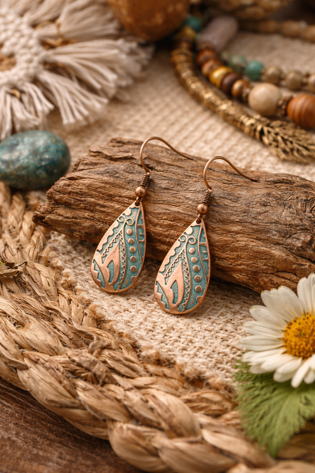 Boho-Chic Vintage Dangle Earrings