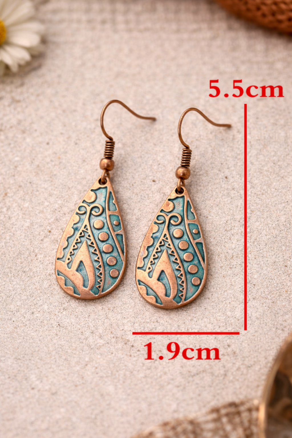 Boho-Chic Vintage Dangle Earrings