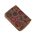 Vintage Floral Coin & Card Holder for Women