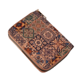 Bohemian Mosaic Mini Zip Wallet for Women