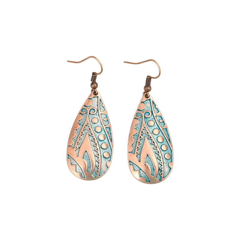 Boho-Chic Vintage Dangle Earrings