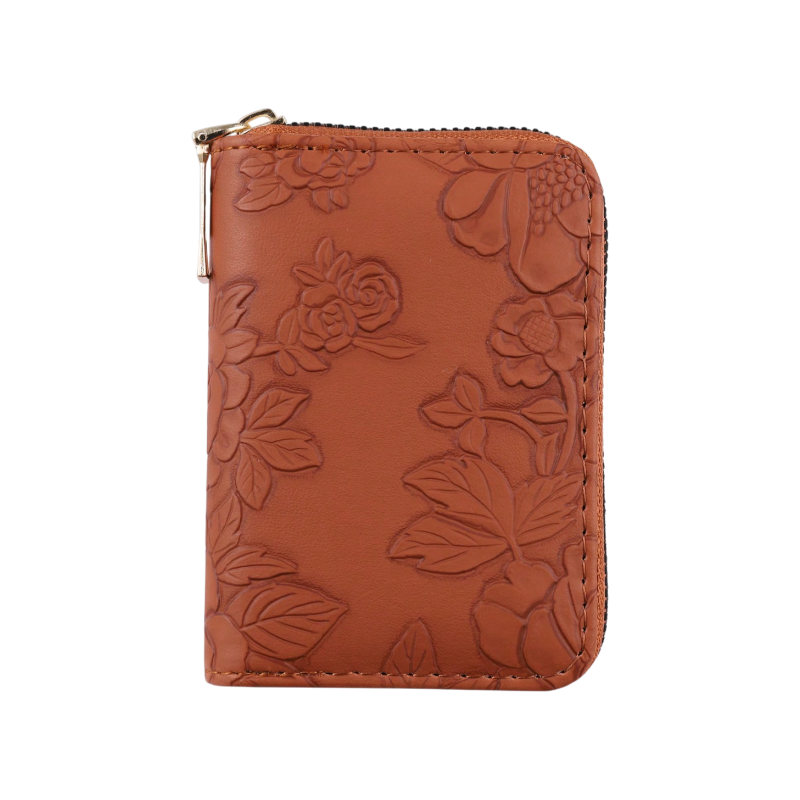 Fashion Short Wallet – Slim Multi-Card Holder - Brown