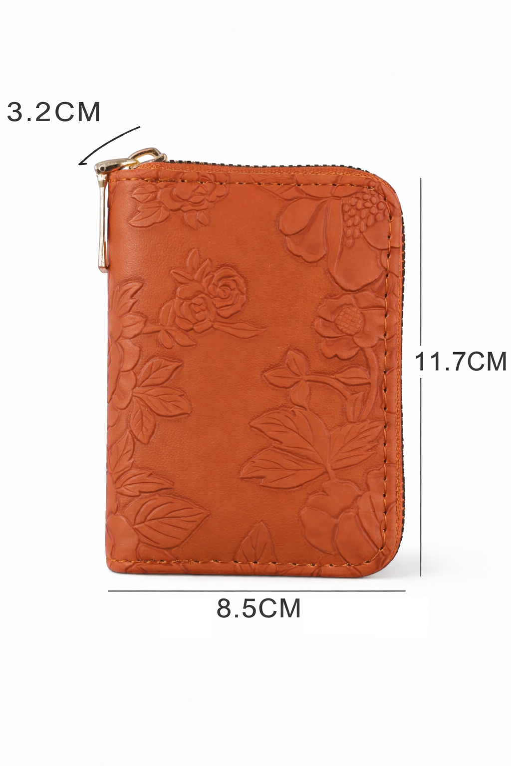 Fashion Short Wallet – Slim Multi-Card Holder - Brown