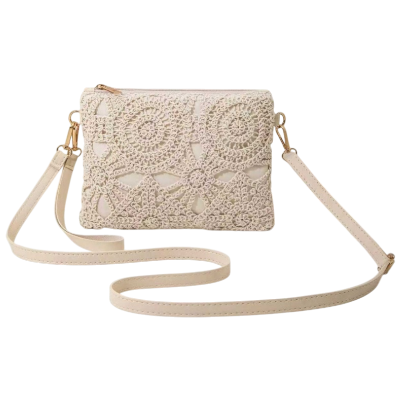 Elegant & Simple Woven Pattern Crossbody Bag with Lightweight Design for Daily Use