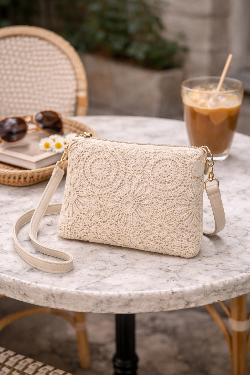 Elegant & Simple Woven Pattern Crossbody Bag with Lightweight Design for Daily Use