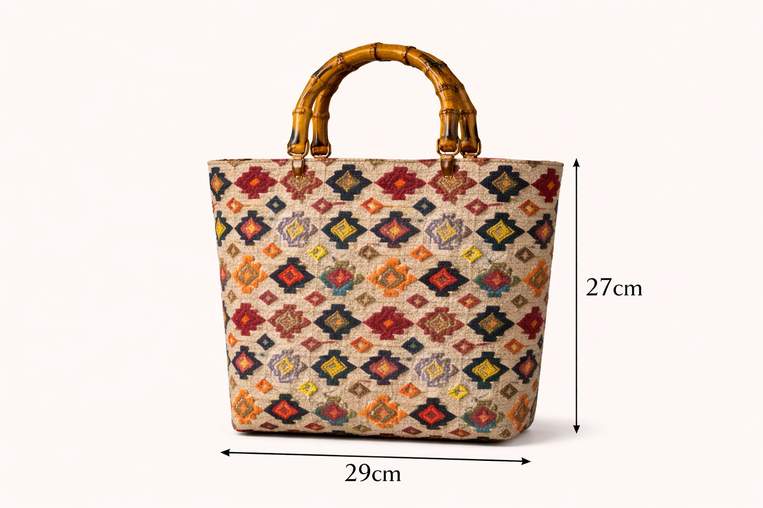 Bohemian Ethnic Jacquard Woven Print Women’s Shoulder Bag with Adjustable Strap