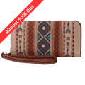 RFID Khaki Women’s Vintage Bohemian Wallet