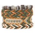 4pcs Bohemian Handmade Braided Bracelets – Vintage Style Jewellery