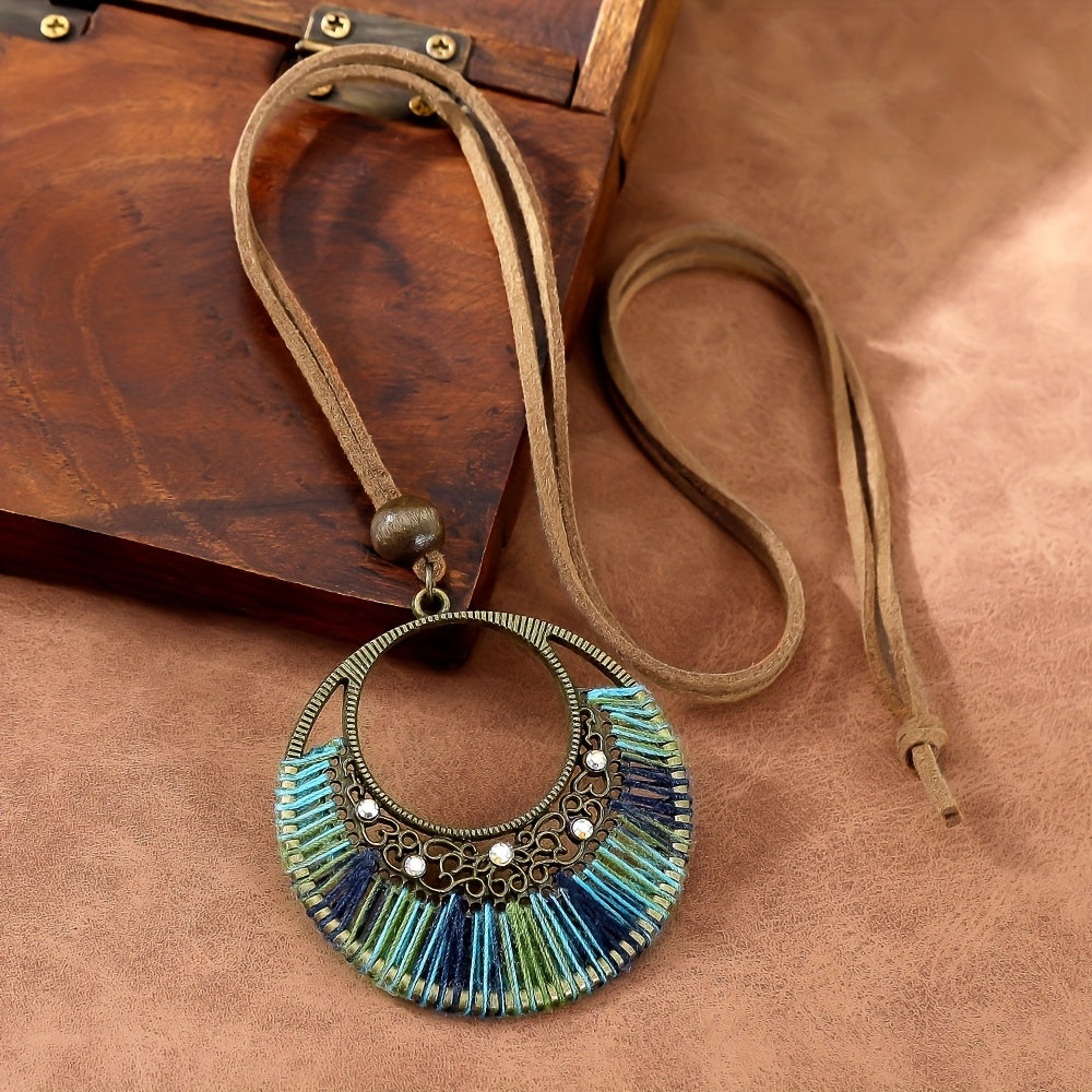 Vintage Bohemian Statement Pendant Necklace