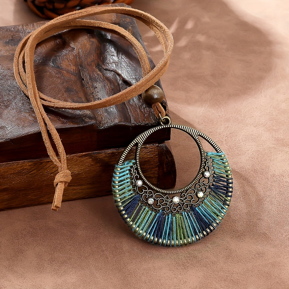 Vintage Bohemian Statement Pendant Necklace