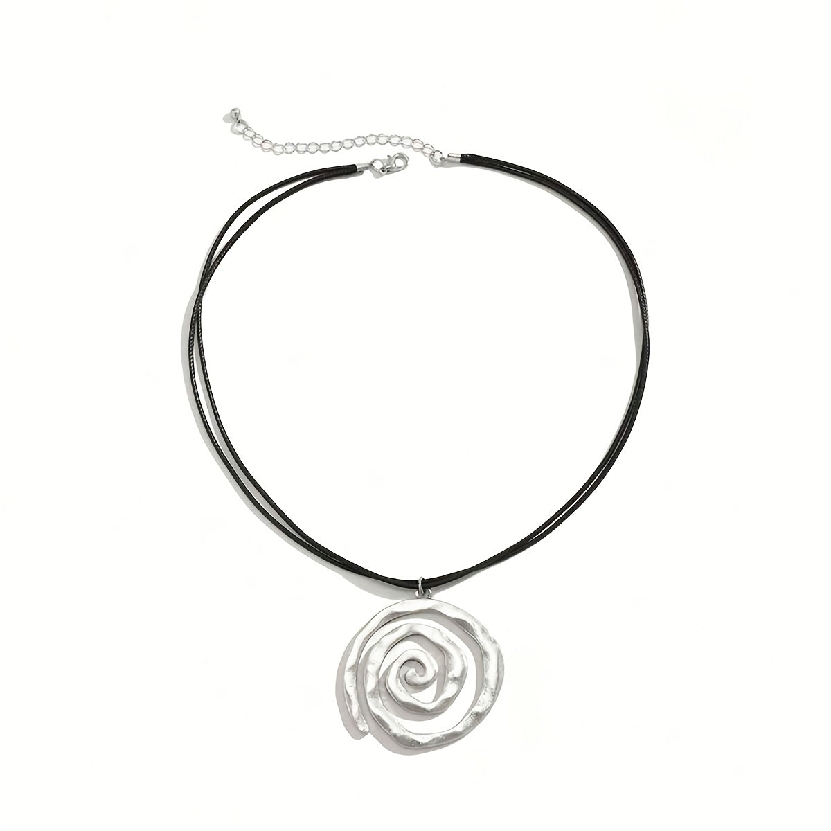 Bohemian Spiral Pendant Necklace