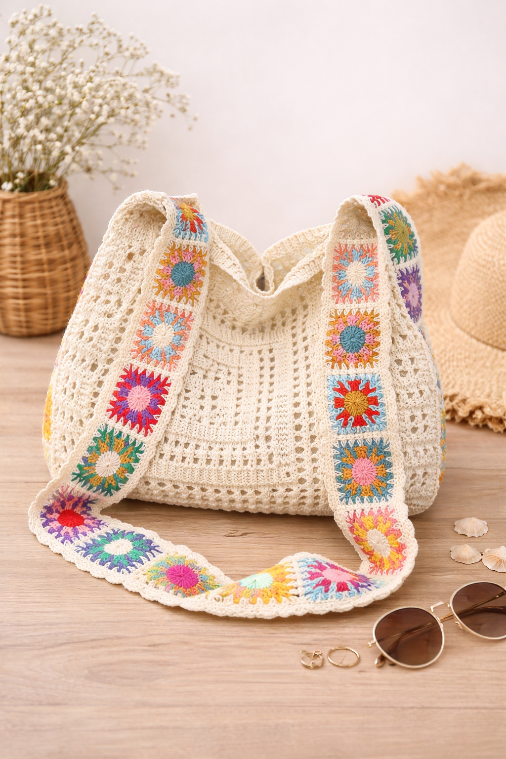 Bohemian Soft Knitted One-Shoulder Crossbody Bag