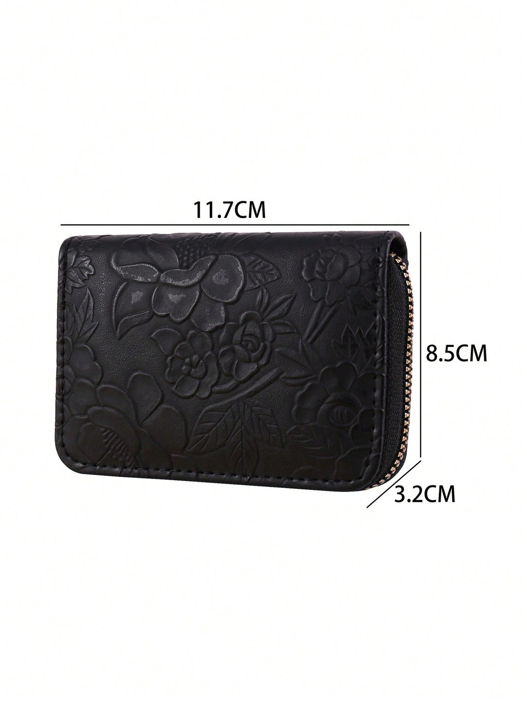Fashion Short Wallet – Slim Multi-Card Holder - Black