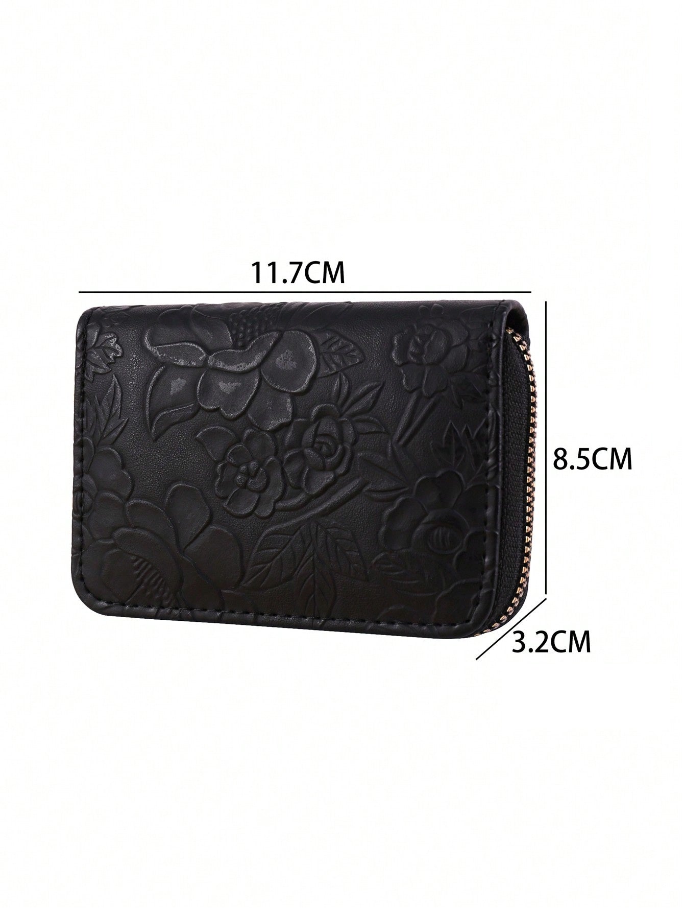 Fashion Short Wallet – Slim Multi-Card Holder - Black