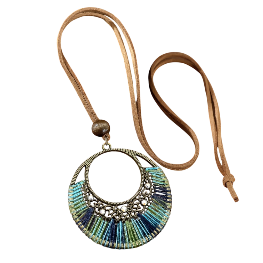 Vintage Bohemian Statement Pendant Necklace