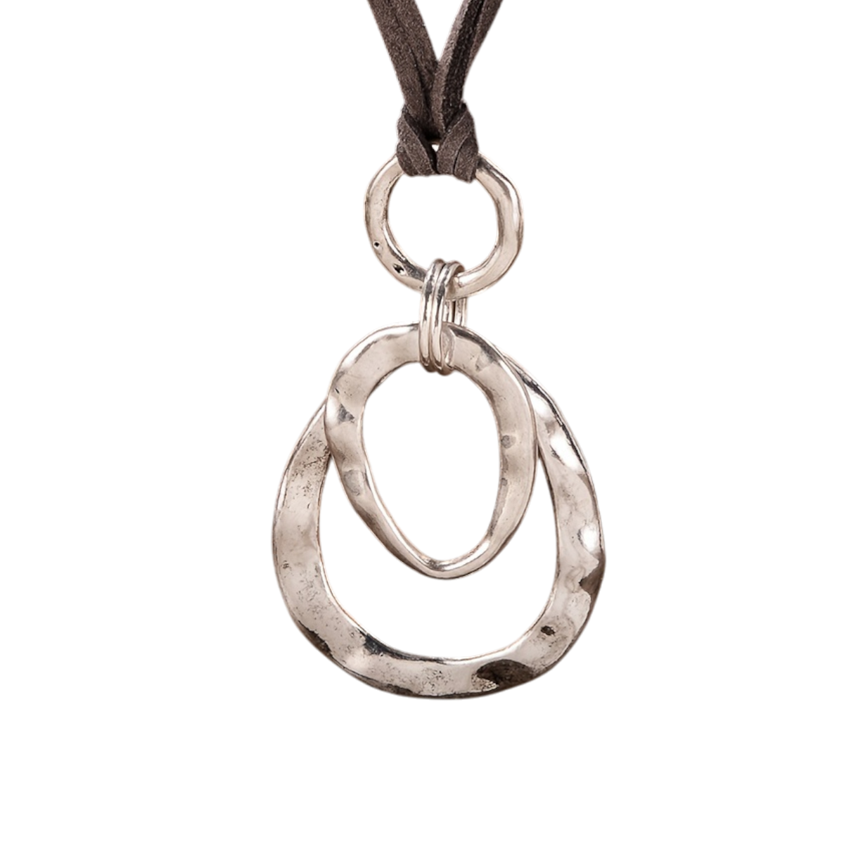 Vintage Bohemian Round Pendant Necklace – Handmade Metal Style Unisex Jewellery