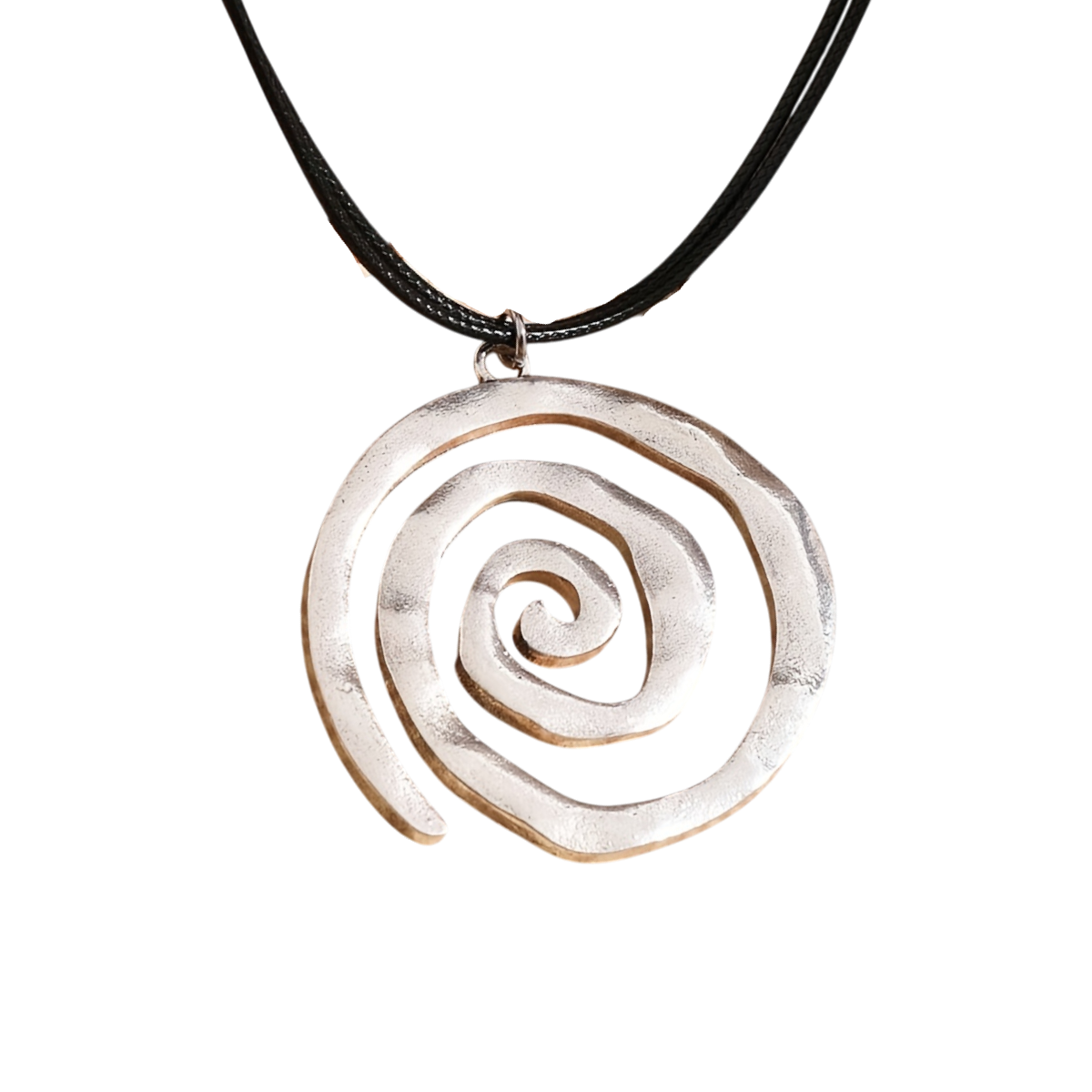 Bohemian Spiral Pendant Necklace