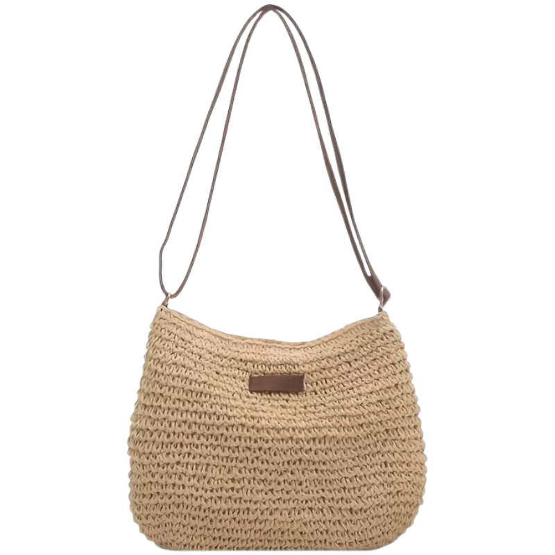 Handmade Woven Rattan Crossbody Bag