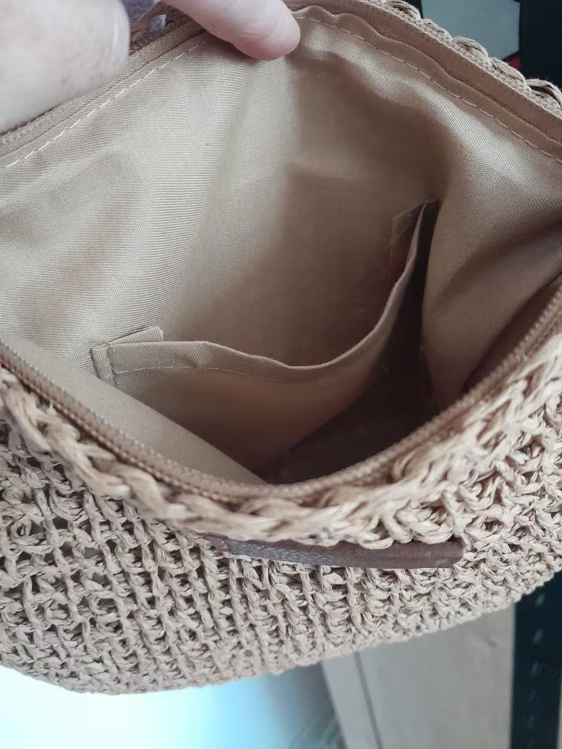 Bohemian Woven Women’s Crossbody Bag – Lightweight Summer Beach Bag