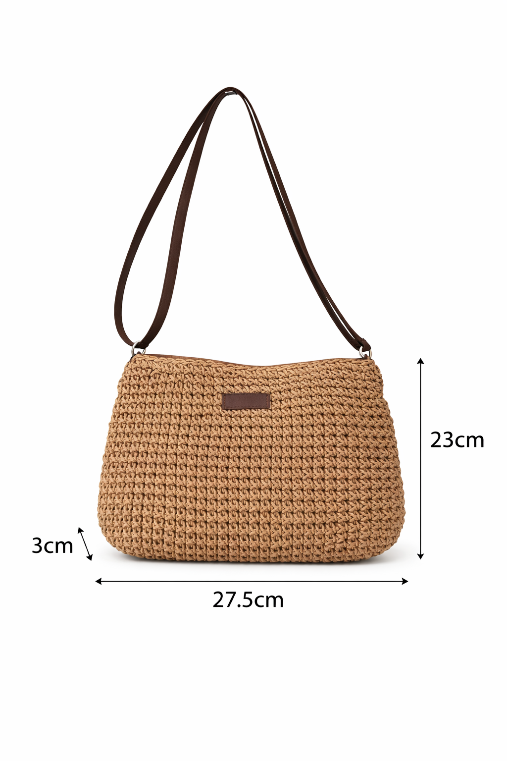 Bohemian Woven Women’s Crossbody Bag – Lightweight Summer Beach Bag