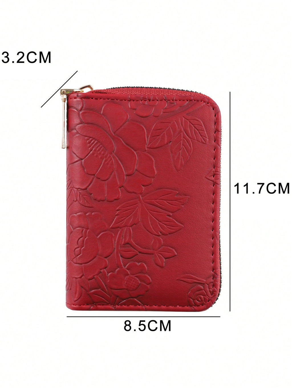 Fashion Short Wallet – Slim Multi-Card Holder - Red