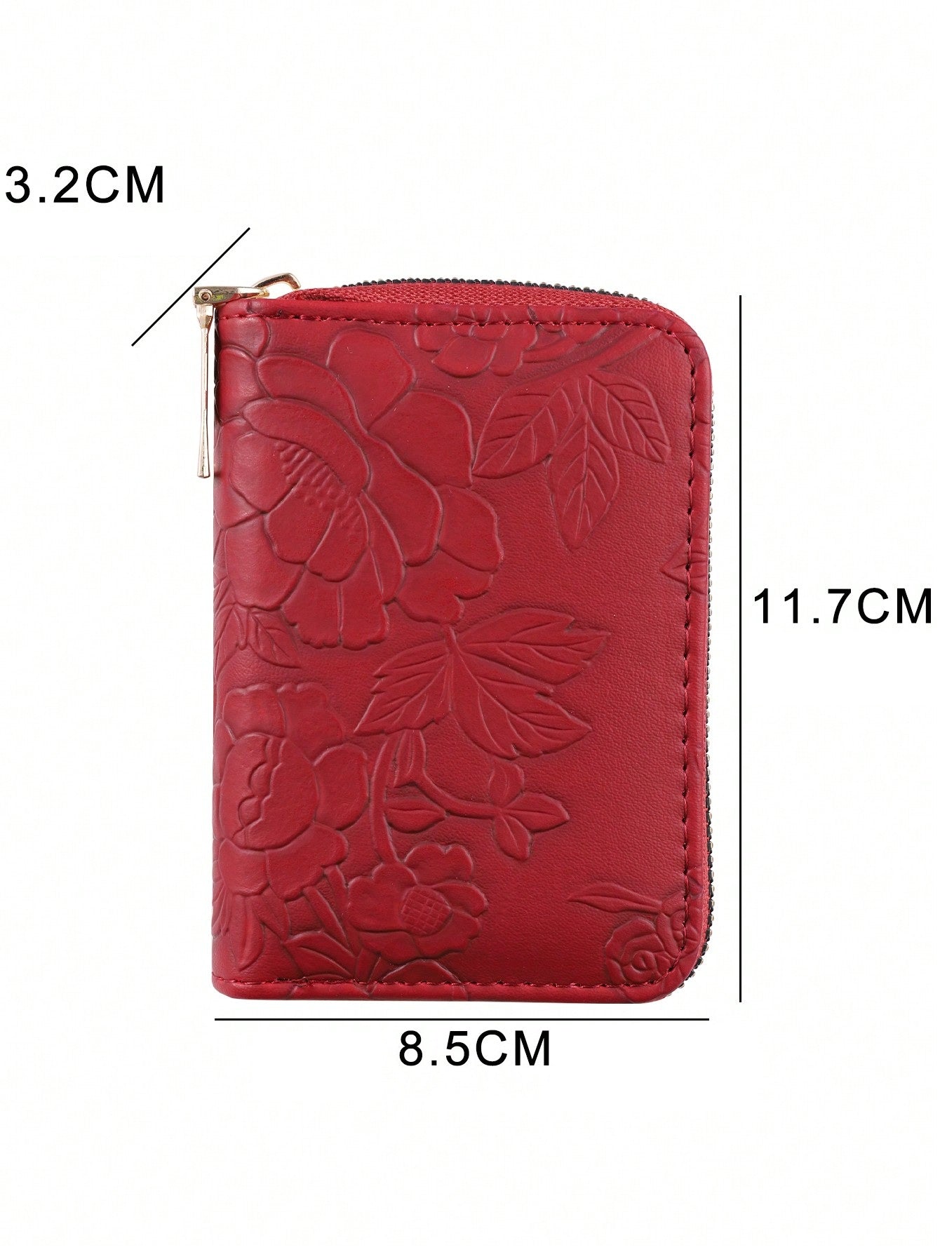 Fashion Short Wallet – Slim Multi-Card Holder - Red