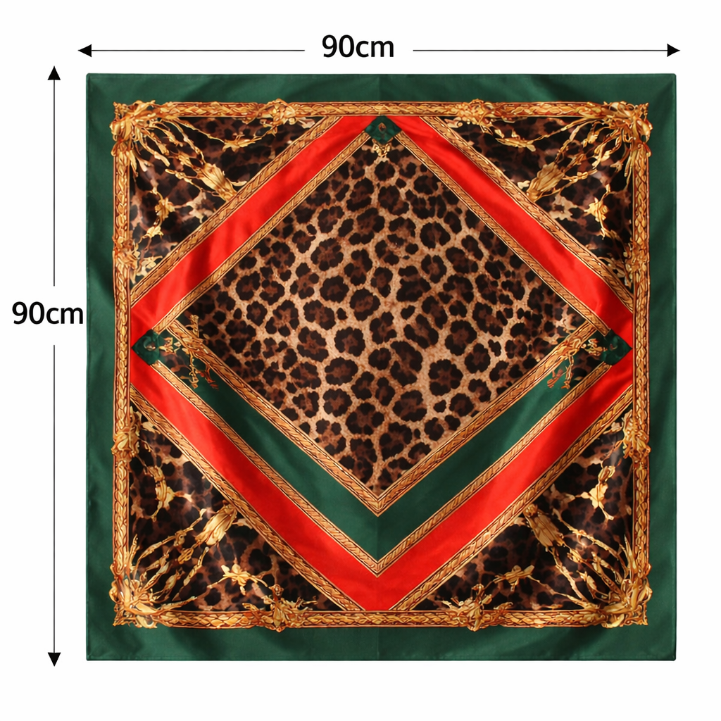 Boho Chic Leopard Print Scarf